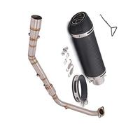 Accessori Moto Per Y&amaha 2020-2021 XSR125 XSR 125 MT125 MT 125 R15 Fuga Di Scarico Sensore Catalitico Tubo Di Collegamento Anteriore Silenziatore Moto Accessori (Color : C)