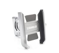 Accessori moto Supporto Del Telefono Mobile Per Ducati Scrambler 400 800 1100 Manubrio Specchio Del Telefono GPS Del Basamento Staffa (Colore : Handlebar Silver)