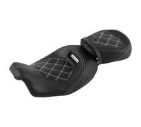 Accessori motociclette Per Harley Touring Per Electra Glide CVO Per Street Glide Per Road King Per Road Glide 2009-2023 Motocicletta 2-Up Sedile Passeggero Parti di ricambio(B Style White)