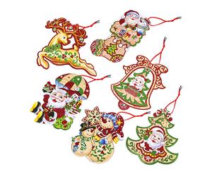 ACCESSORI NATALIZI DAM DMAJ0630C91 - Multicolore, Cartone piuma, 22x32x0,5 cm