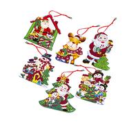 ACCESSORI NATALIZI DAM DMAJ0631C91 - Multicolore, cartone piuma, 23x32x1,2 cm, 2 pezzi