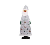 ACCESSORI NATALIZI DAM DMBA0147C04 - Grigio, Feltro, 115 cm, design Babbo Natale