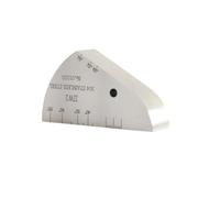 Accessori NDT UT Alluminio Acciaio inossidabile Acciaio al carbonio Blocco di calibrazione ultrasonica V2(25mm 1.5mm ss)