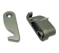 Accessori Nuova fibbia laterale sinistra e destra compatibile con TSC TTP-246M 344M 346 368M 384M 644 2410 ME240 ME340 Stampante for etichette con codici a barre(Metal Buckles)