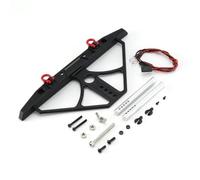 Accessori Paraurti RC Kit Paraurti Anteriore Posteriore Bull Bar Con Luce Per TRX4 Per SCX10 1/10 Plastica Dura RC Auto Parti Aggiornamento Modello Accessorio Riparazione(Rear)
