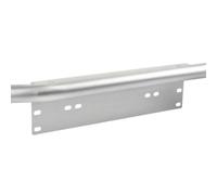 Accessori Paraurti RC Paraurti Anteriore 1/10 Portatarga Per Camion Supporto Per Fendinebbia Materiale Speciale Parti Di Aggiornamento Per Auto RC Universali Modificate(Silver)