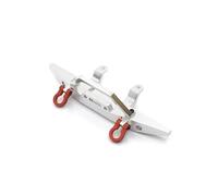 Accessori Paraurti RC Paraurti Anteriore Metallo Per MN99S D90 D91 D96 D99S MN90 MN99 1/12 RC Auto Parti Aggiornamento Veicoli Cingolati Decorazioni Sostituzioni(Silver)