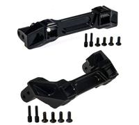 Accessori Paraurti RC Per TRX-4 Per Bronco Per Defender 1/10 Lega Alluminio Anteriore Paraurti Posteriore Servo Monti Supporto Protettivo RC Auto Aggiornamenti Componenti Ricambio(Black,1set)