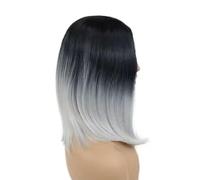 Accessori Parrucche Parrucca Bionda Con Capelli Lisci Di Media Lunghezza Alle Spalle Per Le Donne Festa Quotidiana(Ombre Grey)