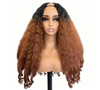 Accessori Parrucche Parrucche Afro Ricci Per Donne Nere Fascia Per Capelli Parrucche Diritte Crespi A Macchina Completa Clip Dritta Senza Colla Nella Parrucca Vpart(2)
