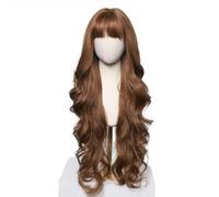 Accessori Parrucche Parrucche Ondulate Bionde Ombre Per Donne Con Frangia Parrucca Super Lunga Con Riflessi In Platino Naturale Cosplay Quotidiana Resistente Al Calore(7)