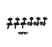 Accessori Per Accordatura Della Chitarra Pioli Per Chitarra | 6 Pezzi/set Foro Centrale 3R3L Piroli Per Chitarra Classica Pulsante Plum Blossom(6pcs Black)