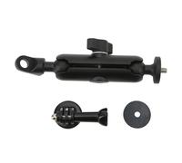 Accessori per action camera: staffa di montaggio per manubrio, supporto per videocamera da moto, base regolabile a 360 gradi, facile da installare,