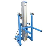 Accessori per argani Sollevatore manuale a manovella in lega di alluminio Piattaforma espositiva materiale sollevamento Piccolo ascensore Gru e ascensori(Lift7.9m Load250KG)