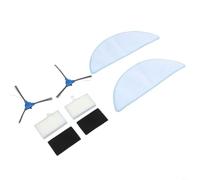 Accessori per aspirapolvere Cecotec per CONGA M70 per Genesis, include spazzole laterali, filtri e panni per mocio per robot pulitore, confezione da 6