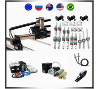 Accessori per assemblaggio macchine per la lavorazione del legno motore passo-passo a 4 assi guida lineare vite a ricircolo di sfere kit mandrino raffreddato ad acqua per Router di CNC
