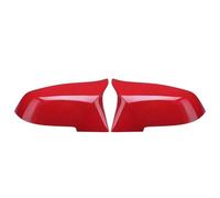 Accessori per auto 2 Pezzi Nero Di Carbonio Tappo Copertura Dello Specchio Retrovisore Per BMW Per 3-SER Per F35 2013-2019 Assist Sostituzione Dell'alloggiamento(Red)