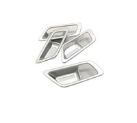 Accessori per Auto,Adesivi per cornici,Rivestimenti per Maniglie delle Portiere,Interni,4 Pezzi per Toyota C-HR CHR 2017-2021 (Argento)