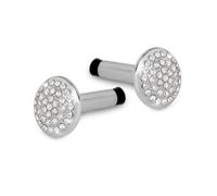 Accessori Per Auto Compatibile Con Mini Per Cooper S Per JCW F56 F54 F55 R55 R56 R60 F60 F57 Auto Porta Bullone Pulsante Di Blocco Porta Pin Porta Di Sollevamento E Bloccaggio Manopola(Silver,2PCS)