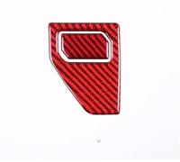 Accessori per Auto Interni Adesivo in fibra carbonio morbida interruttore vano portaoggetti del copilota per BMW Serie 5 G60 2024, modifica degli interni(Style B)