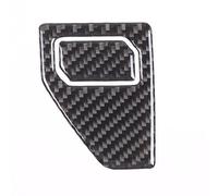 Accessori per Auto Interni Adesivo in fibra carbonio morbida interruttore vano portaoggetti del copilota per BMW Serie 5 G60 2024, modifica degli interni(Style A)