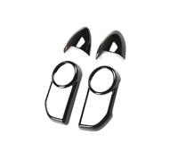 Accessori per Auto Interni Adesivo La Copertura del Telaio dei Pulsanti del Volante Dell'auto per Land per Rover per Range per Rover Sport L494(Blakc)