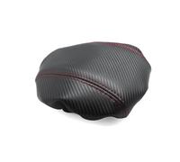 Accessori per auto Interni Bracciolo centrale Coperchio della scatola Decorazione in pelle microfibra stile carbonio per Golf 7 MK7 2014-2016 Allestimenti interni(Red line)