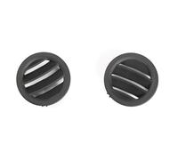 Accessori per Auto Interni Griglia di uscita dell'aria condizionata rotonda per cruscotto auto per Classe C W204 C220 C230 C260 C300 2008-2009(Black 1 pair 07-10)