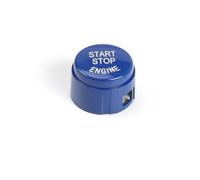 Accessori per Auto Interni Per BMW X3 F25 2011-2016 Interruttore A Pulsante Start/Stop Pulsante Avviamento Pulsante Singolo Interruttore Avviamento Pulsante(Blue)