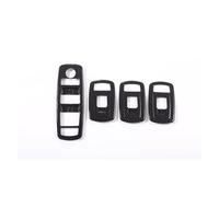 Accessori per Auto Interni Per Maserati Per Ghibli 2014-2017 Per LEVANTE 2016-2017 Per Quattroporte 2013-2017 Rivestimento Pulsante Alzacristalli(Carbon fiber)