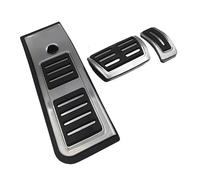 Accessori per auto Per A-udi A6 C8 4K 2019 2020 2021 2022 2023 2024 Set Copri Pedali Auto Con Tappo Copri Pedale Freno Carburante Guida Sinistra Parti di ricambio(3PCS)