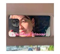 Accessori Per Auto Principessa Passeggeri, 4 Adesivi Principessa Passeggeri in Vinile, Corona Con Stelle a Cuore Rosa, Simpatico Adesivo Impermeabile Per Specchietto Per Auto (Rosa)