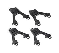 Accessori per auto RC Compatibile Con Axial Per SCX10 II 90046 90047 1/10 RC Crawler Parti Di Automobili Per Telaio Sospensione Anteriore In Alluminio Ammortizzatore Posteriore Tower Mount(Black)