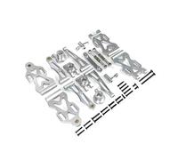 Accessori per auto RC Compatibile Con SCY 16101 16103 Rc Parti Di Aggiornamento Per Auto Ruota Del Braccio Di Sospensione In Lega Di Alluminio Per Il Set Di Tazze Dello Sterzo Del Sedile(Silver)