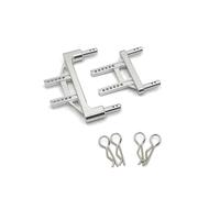 Accessori per auto RC Compatibile Con SCY Per JJRC Q130 1/16 RC Auto Parti Di Aggiornamento Accessori Di Ricambio Anteriore Posteriore Shell Pilastri Pilastri Del Corpo Borsette Staffa(Silver)