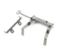 Accessori per Auto RC Compatibile con Tamiya 1/14 Telecomando Camion Rimorchio Trattore Auto Parti di Aggiornamento Gruppo Chiusura Serratura Cabina in Acciaio Inossidabile(Silver)