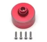 Accessori per Auto RC Compatibile con Tamiya per TT02 1/10 4WD XV-02 PRO per CHASSIS-58707 Accessori Auto RC Custodia Differenziale in Lega di Alluminio con Kit di Viti(Red)