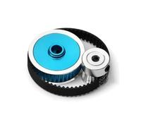 Accessori per Auto RC Compatibile con Tamiya per TT02 1/10 Auto Radiocomandata Upgrade Parti Basso Rumore Cinghia Guida Conversione Kit Trasmissione Ingranaggi Sistema