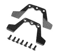 Accessori per Auto RC Compatibile con Tamiya per TT02 1/10 RC Car Upgrade Parts Accessories Piastra di Arresto in Fibra di Carbonio con Motivo TATT-033