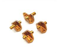 Accessori per auto RC Compatibile Con TRAXXAS Per TRX4 Per TRX6 HB R1002 R1003 Accessori Per Auto RC 4 Pezzi Di Asta Di Fissaggio In Metallo Per Assale Anteriore E Posteriore Per Sedile(Yellow)