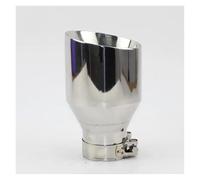 Accessori Per Auto Silenziatore Di Scarico Per Automobili Con Finitura In Acciaio Inossidabile 304 Gola Di Grande Diametro 114 Mm Terminale Di Coda(ID 70mm out 114mm)