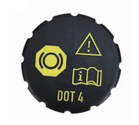 Accessori per auto Tappo di bottiglia del liquido dei freni Coperchio del serbatoio interno dell'olio compatibile per C4 C5 301 307 2008 3008 464334 Tappo serbatoio olio freno automobilistico