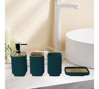 Accessori per bagno 4x set Dispenser di lozioni per le vanità per family