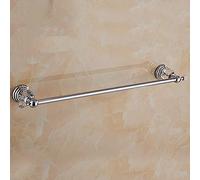Accessori per bagno moderni set con scaffale per doccia in ottone in cristallo argento Porta della carta da toilette a parete barra da asciugamano e portapacchi per asciugamani eleganti LWX