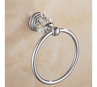 Accessori per bagno moderni set con scaffale per doccia in ottone in cristallo argento Porta della carta da toilette a parete barra da asciugamano e portapacchi per asciugamani eleganti LWX