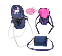 E_0002_S2425153 Reig Accessori per Bambole Reig Rosa Blu Marino 9 in 1 Giocattol