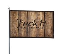 Accessori per bandiera da giardino f-k It Just Get Naked Flag Camper Decor Things for Boys Room (152 x 244 cm)