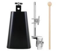 Accessori per batteria in metallo, Supporto for campanaccio montato su cerchio for tamburo, morsetti in metallo for campanaccio