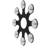 Accessori per batteria Tamburello in acciaio inox Tamburello Tamburello Campane Anelli e piatti Accessori per batteria Enduring per Stacks Effetti Piatti Crash