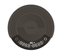 OutIn Bilancia da caffè portatile Claro – timer, 2 kg/0,1 g, ricaricabile, custodia – Nera